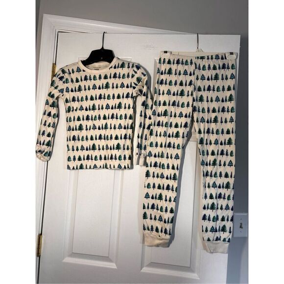 Janie and Jack Christmas tree pajamas size 10 C11-11 - Picture 1 of 4